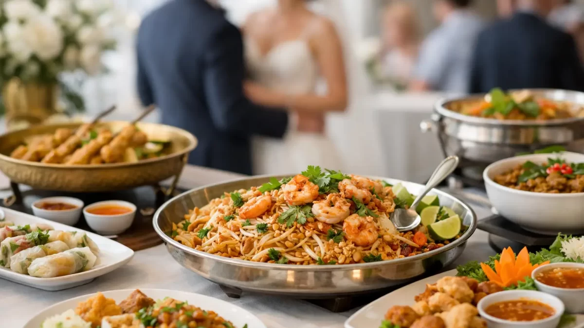 Thai Food for Wedding Reception Guests Love